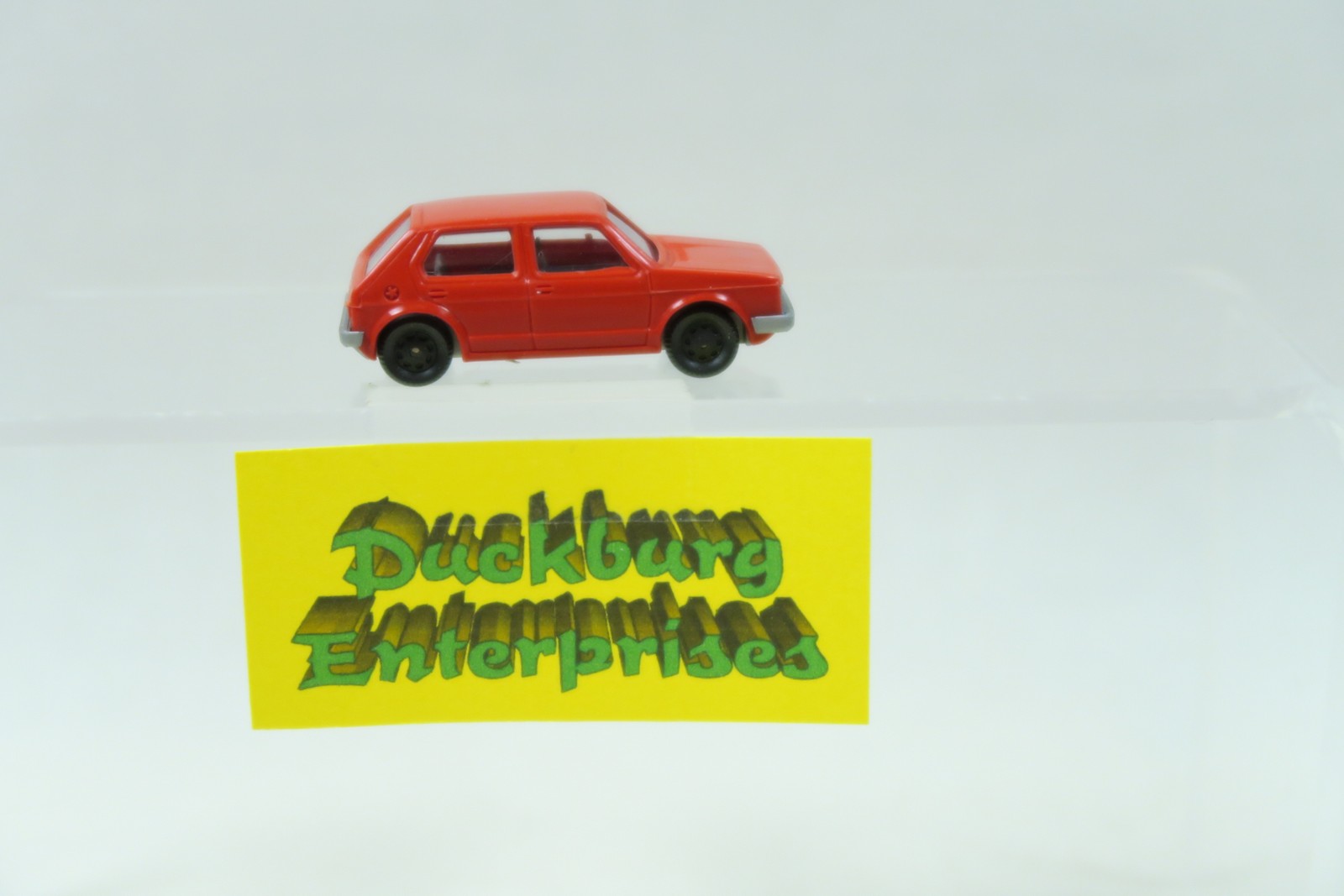 Fleischmann 1:87 PKW x VW Golf 1 Ladegut für Autotransporter rot lose 170915