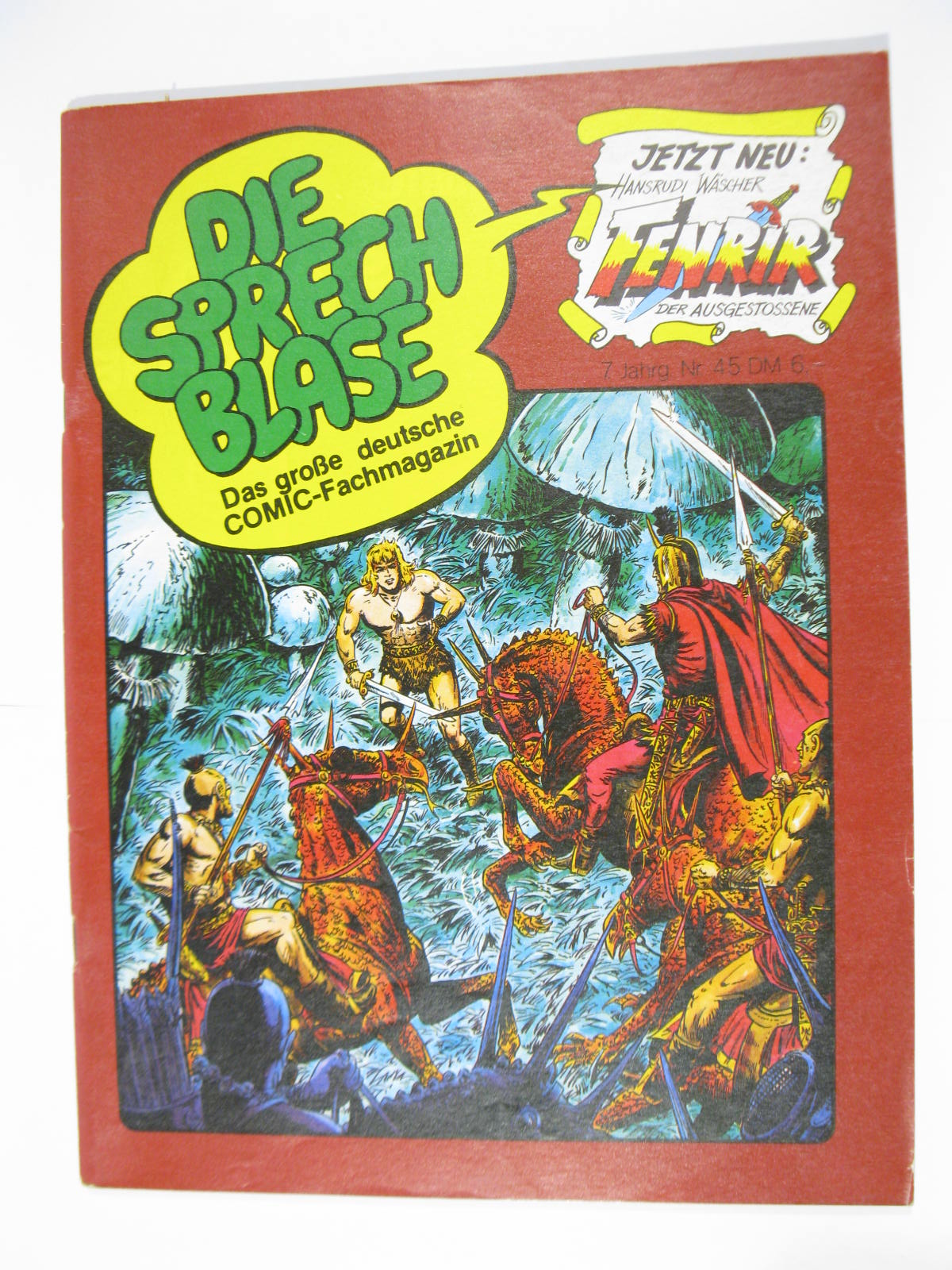 Sprechblase Nr.  45  mit Inhaltsverzeichnis Hethke Verlag. 117475 Sprechblase Nr.  45  mit Inhaltsverzeichnis Hethke Verlag. 117475