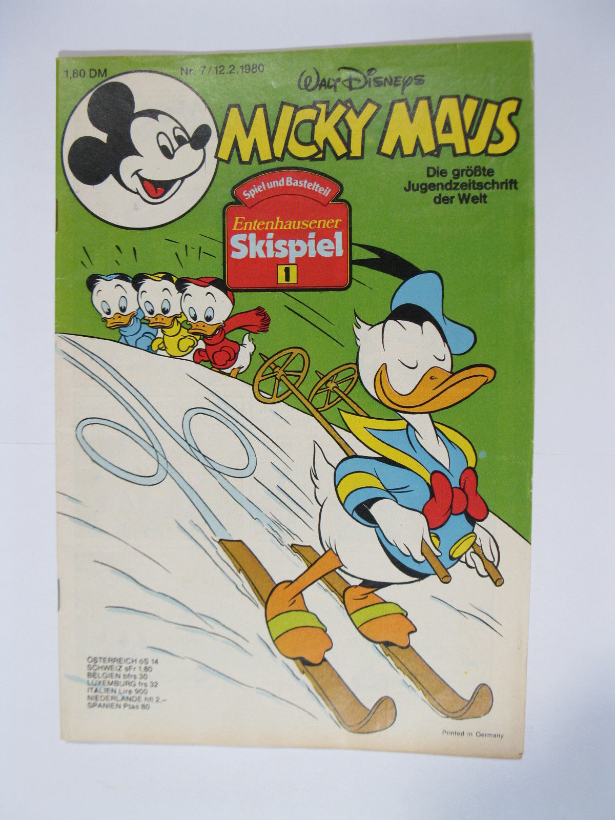 Micky Maus 1980/ 7 Originalheft vom 12.2.80 im Z (1-2). 77657 Micky Maus 1980/ 7 Originalheft vom 12.2.80 im Z (1-2). 77657