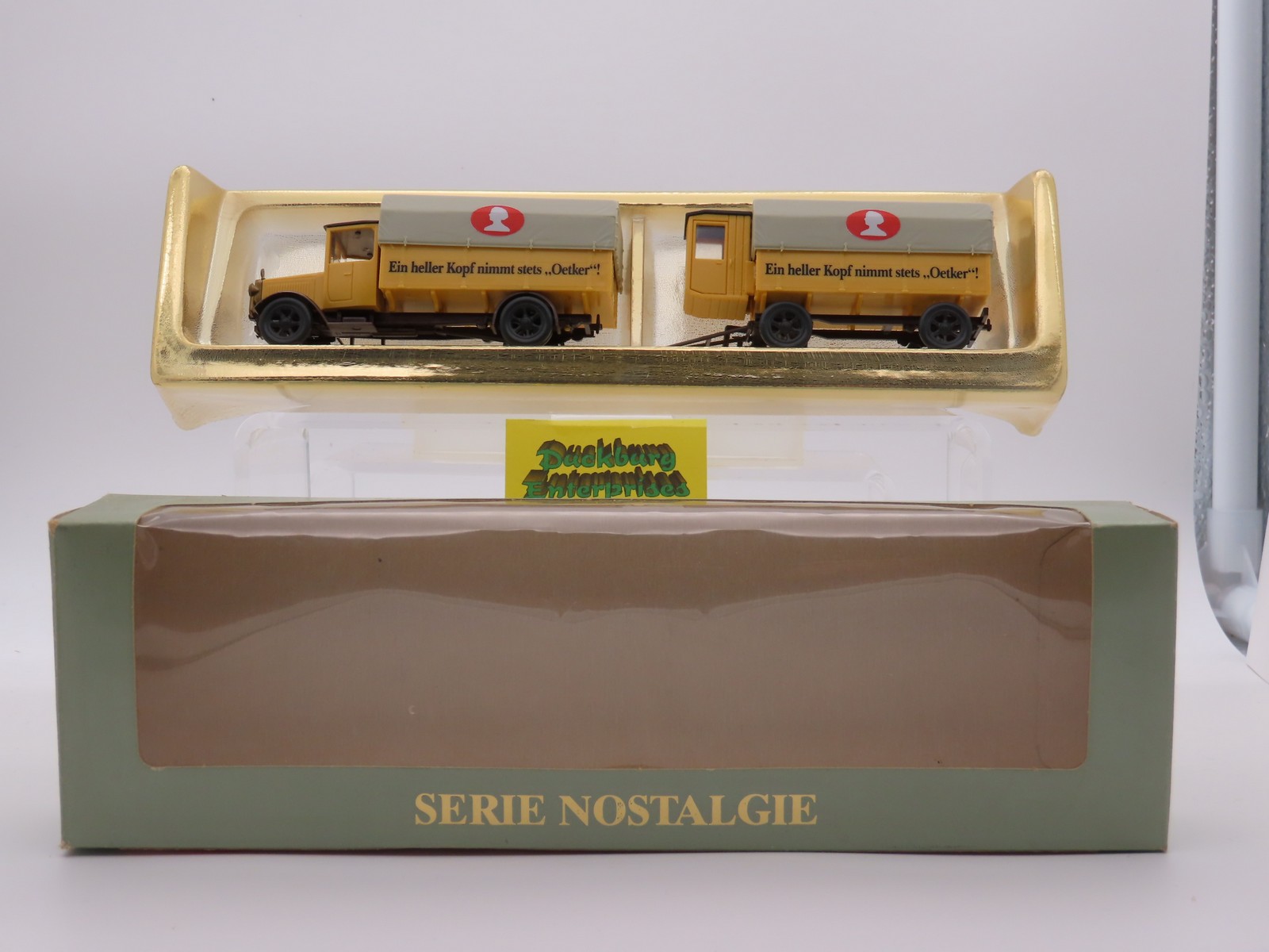 Roskopf Nostalgie x Mercedes L5 Hängerzug Dr. Oetker x in OVP 1:87 188405 Roskopf Nostalgie x Mercedes L5 Hängerzug Dr. Oetker x in OVP 1:87 188405