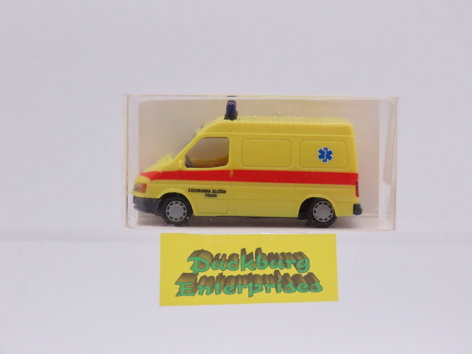 Rietze 50625 Ford Transit Ambulance Prag gelb in OVP 1:87 187863 Rietze 50625 Ford Transit Ambulance Prag gelb in OVP 1:87 187863