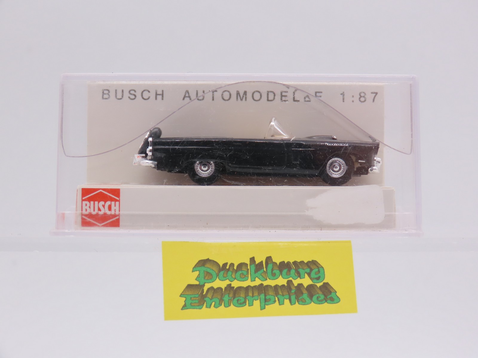 Busch 45209 Ford Thunderbird ´56 Cabrio schwarz in OVP 1:87 187811 Busch 45209 Ford Thunderbird ´56 Cabrio schwarz in OVP 1:87 187811