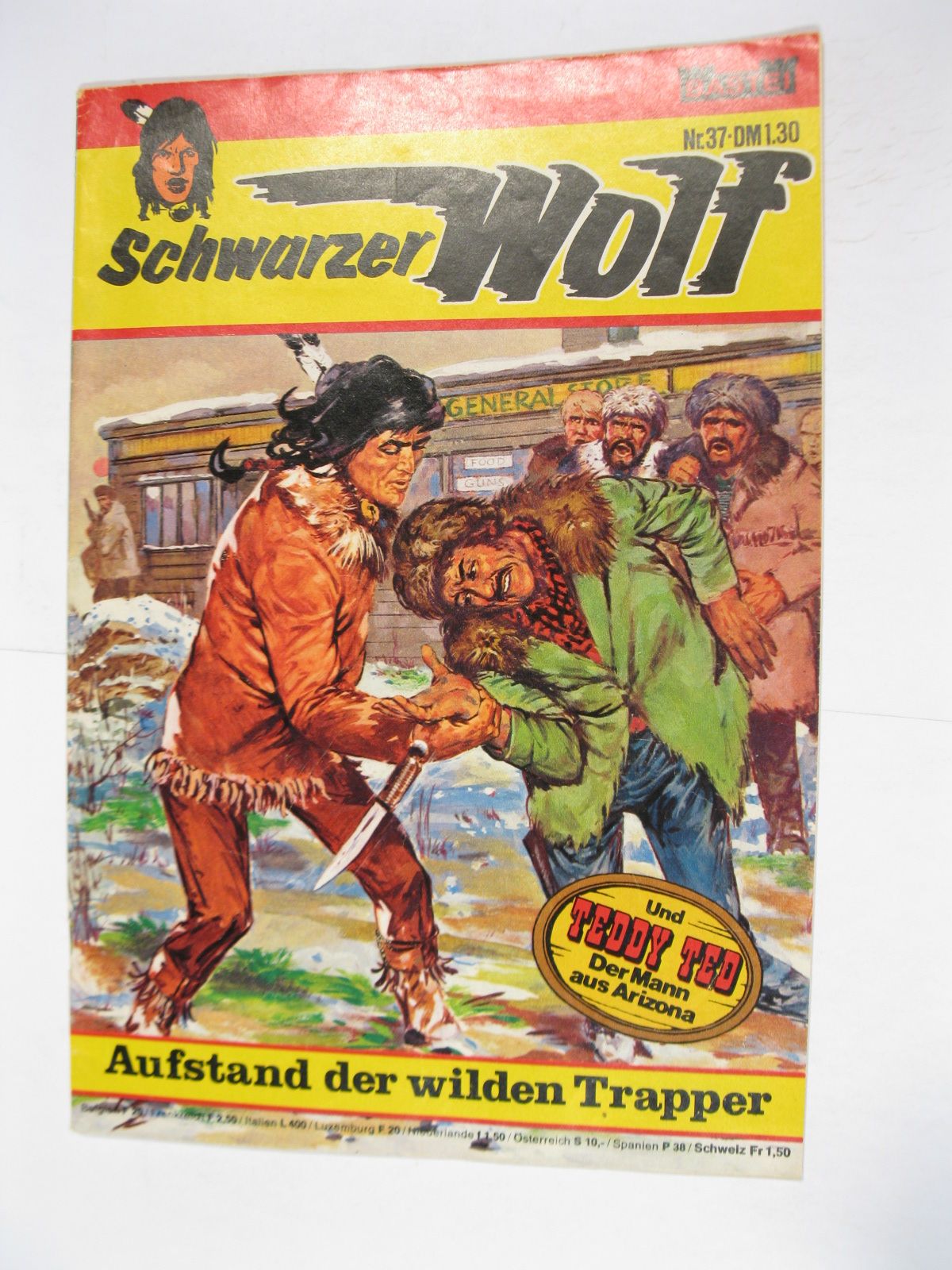 Schwarzer Wolf Nr. 37  Bastei im Zustand (2). 86141