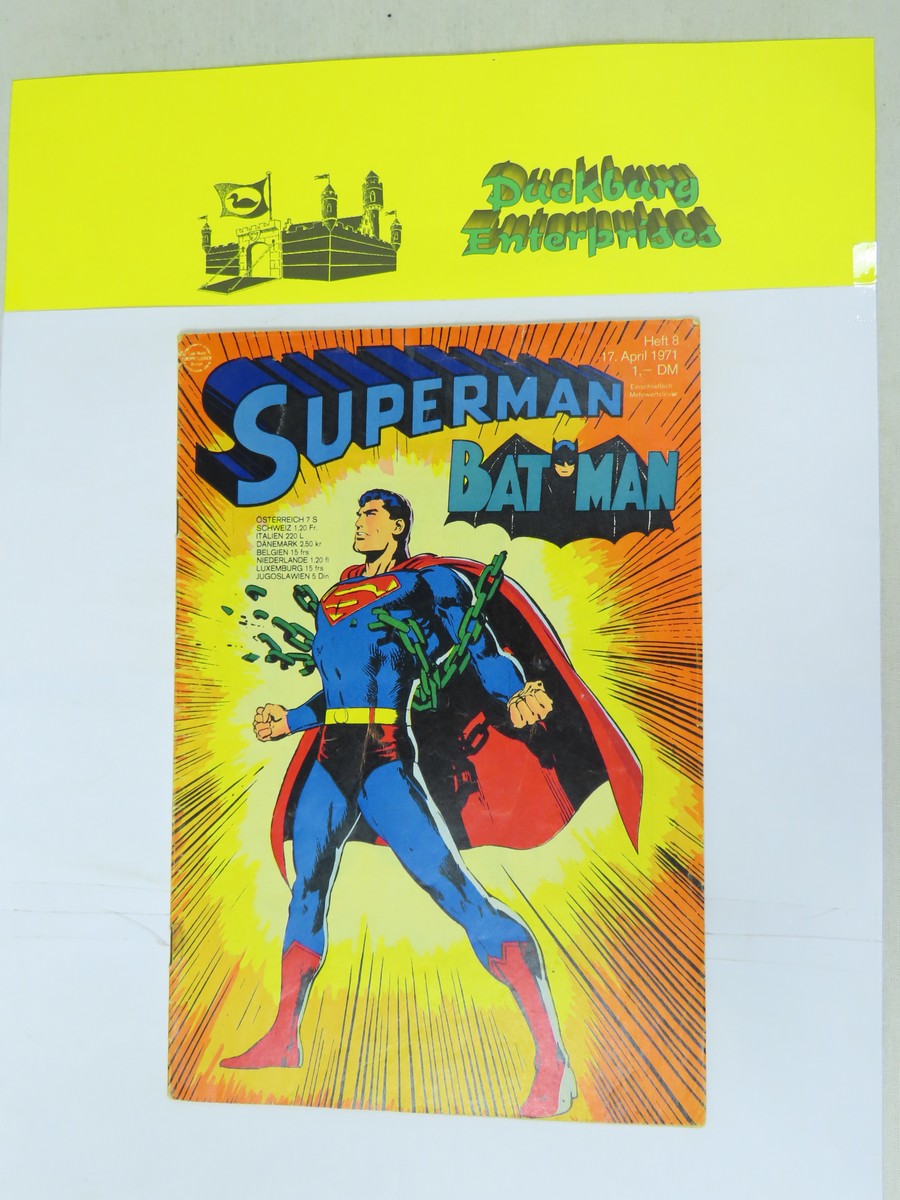 Superman Comic 1971/ 8 Ehapa im Zustand (2-3 ). 158217 Superman Comic 1971/ 8 Ehapa im Zustand (2-3 ). 158217