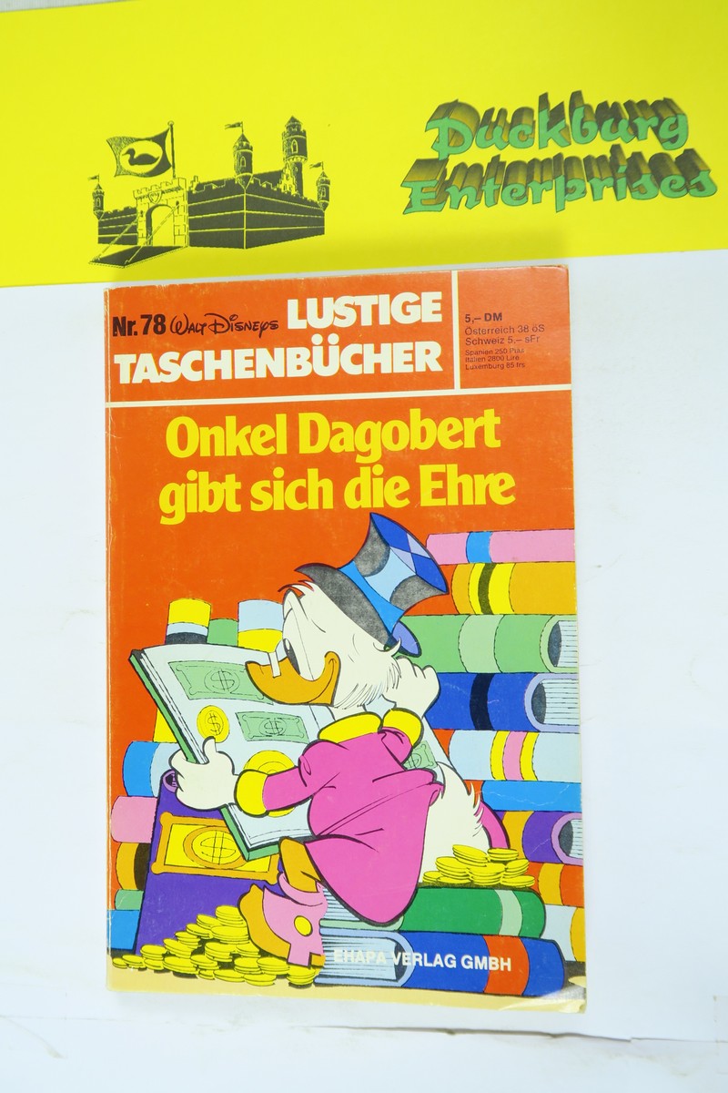 Donald Duck Lustiges Taschenbuch LTB Nr. 78 ERSTAUFLAGE Ehapa (2). 153869 Donald Duck Lustiges Taschenbuch LTB Nr. 78 ERSTAUFLAGE Ehapa (2). 153869