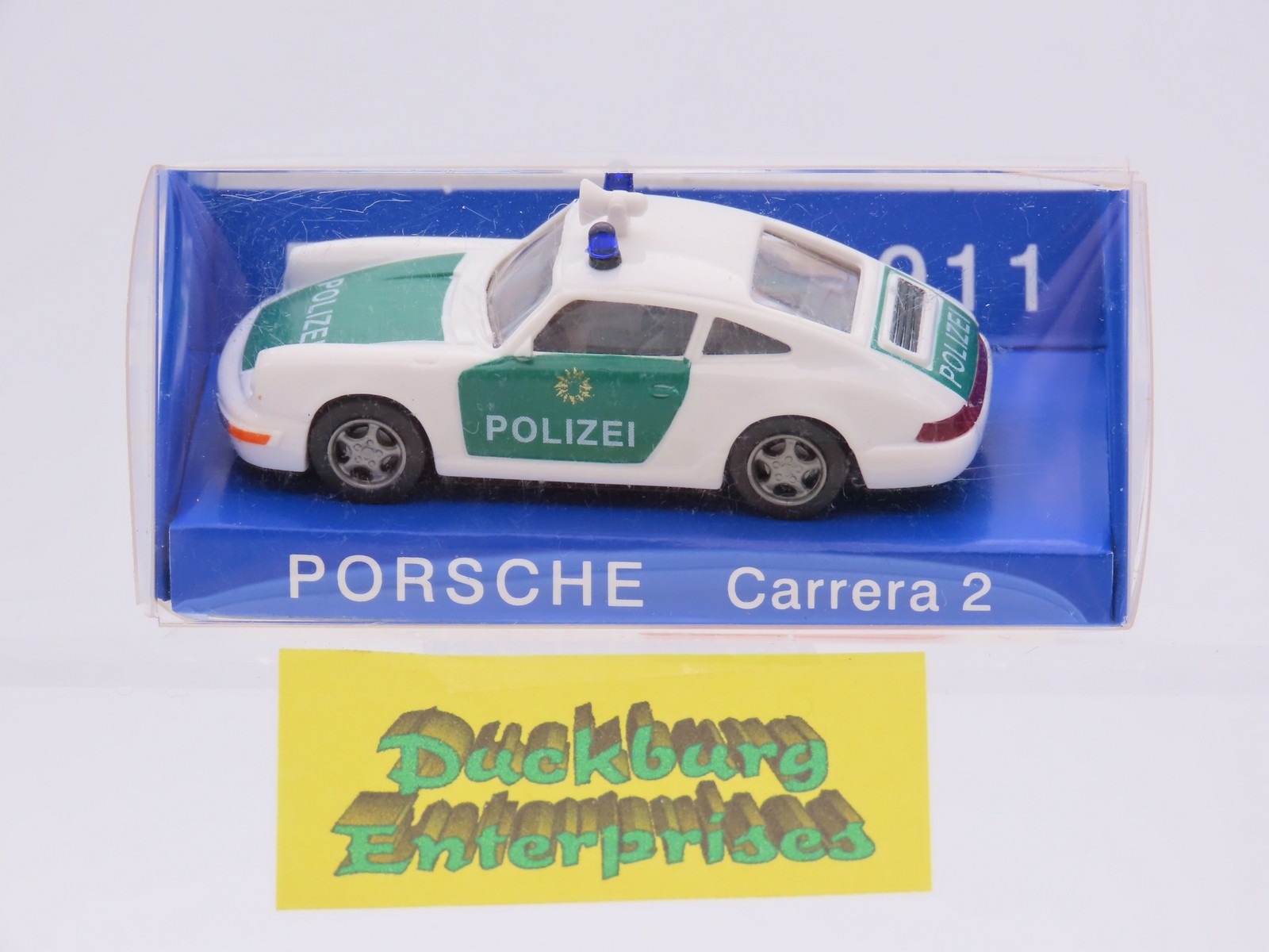 Euro Modell 00281 Porsche 911 Carrera 2 Polizei grün weiß in OVP 1:87 186513 Euro Modell 00281 Porsche 911 Carrera 2 Polizei grün weiß in OVP 1:87 186513