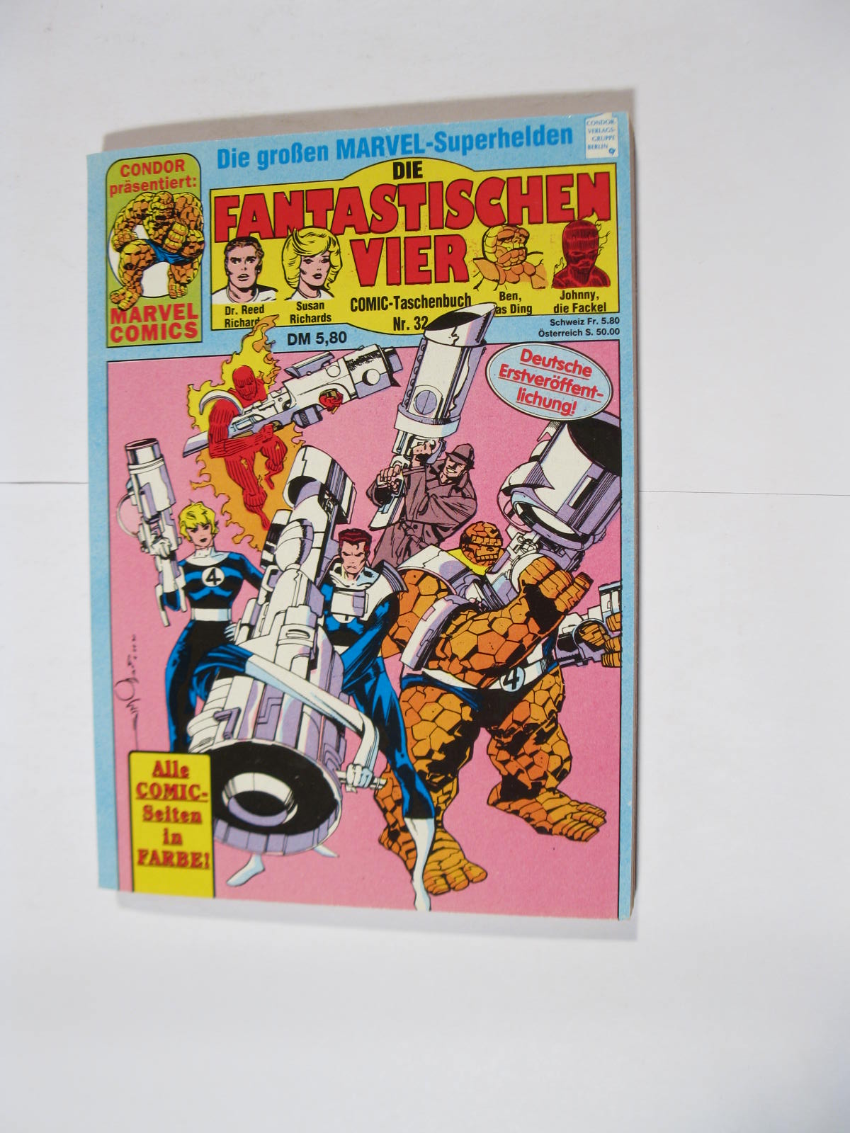 Fantastischen Vier Nr. 32 Marvel Condor Taschenbuch im Z(1). 111973 Fantastischen Vier Nr. 32 Marvel Condor Taschenbuch im Z(1). 111973