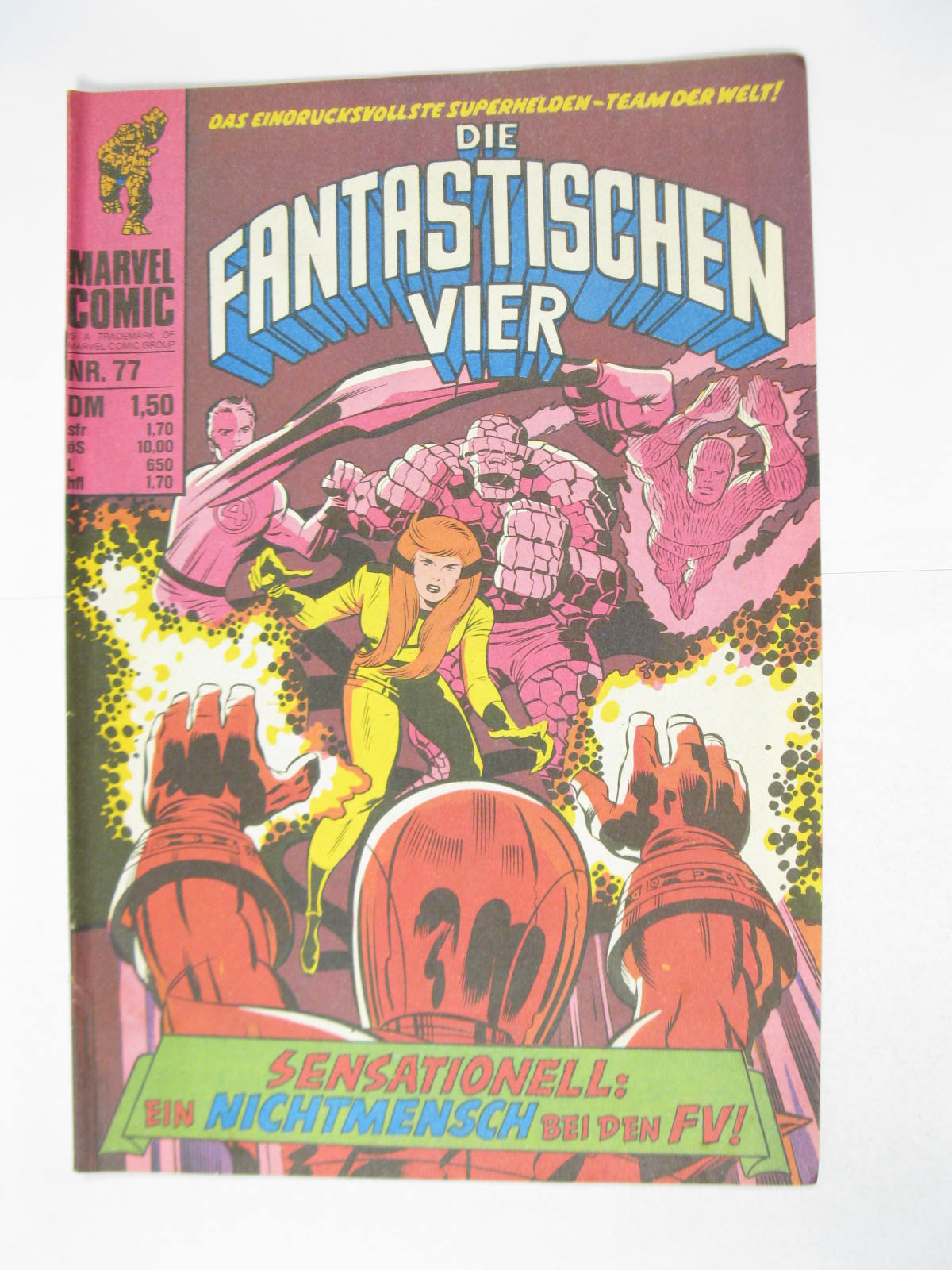 Fantastische Vier Nr. 77 Marvel Williams im Zustand (1-2). 124697 Fantastische Vier Nr. 77 Marvel Williams im Zustand (1-2). 124697