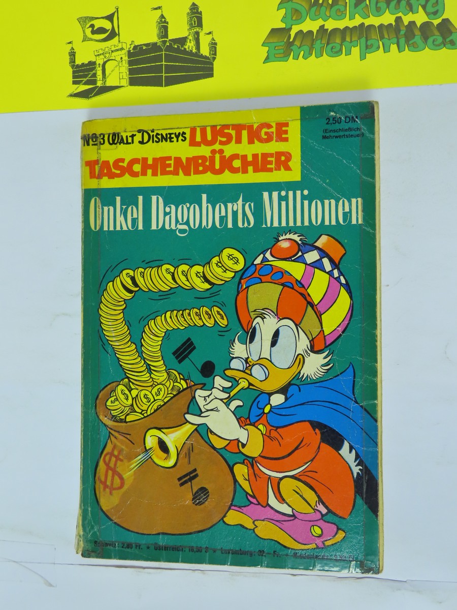 Donald Duck Lustiges Taschenbuch Nr. 3 ERSTAUFLAGE Ehapa Z (3-4 T). 171385 Donald Duck Lustiges Taschenbuch Nr. 3 ERSTAUFLAGE Ehapa Z (3-4 T). 171385