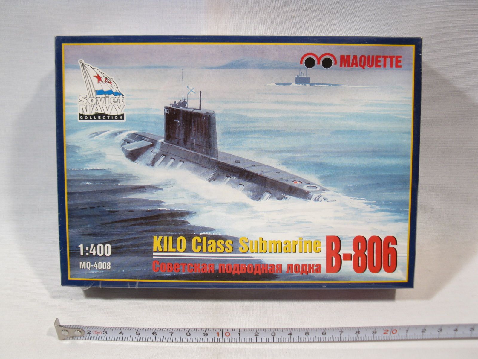 Maquette 4008 Kilo Class Submarine B-806 1:400 box ist sealed !!! mb949 Maquette 4008 Kilo Class Submarine B-806 1:400 box ist sealed !!! mb949