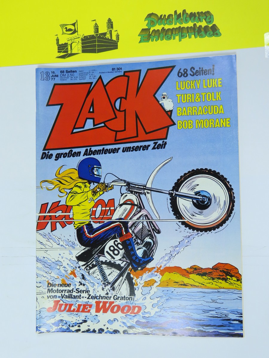 ZACK Comic Nr. 77/13 Koralle Vlg. im Zustand (1-2). 151645 ZACK Comic Nr. 77/13 Koralle Vlg. im Zustand (1-2). 151645