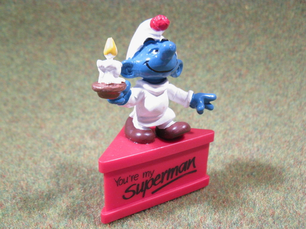 Dreieck Spruchsockel Kerzen Schlumpf smurf a gram "superman" 47422 Schleich Dreieck Spruchsockel Kerzen Schlumpf smurf a gram "superman" 47422 Schleich