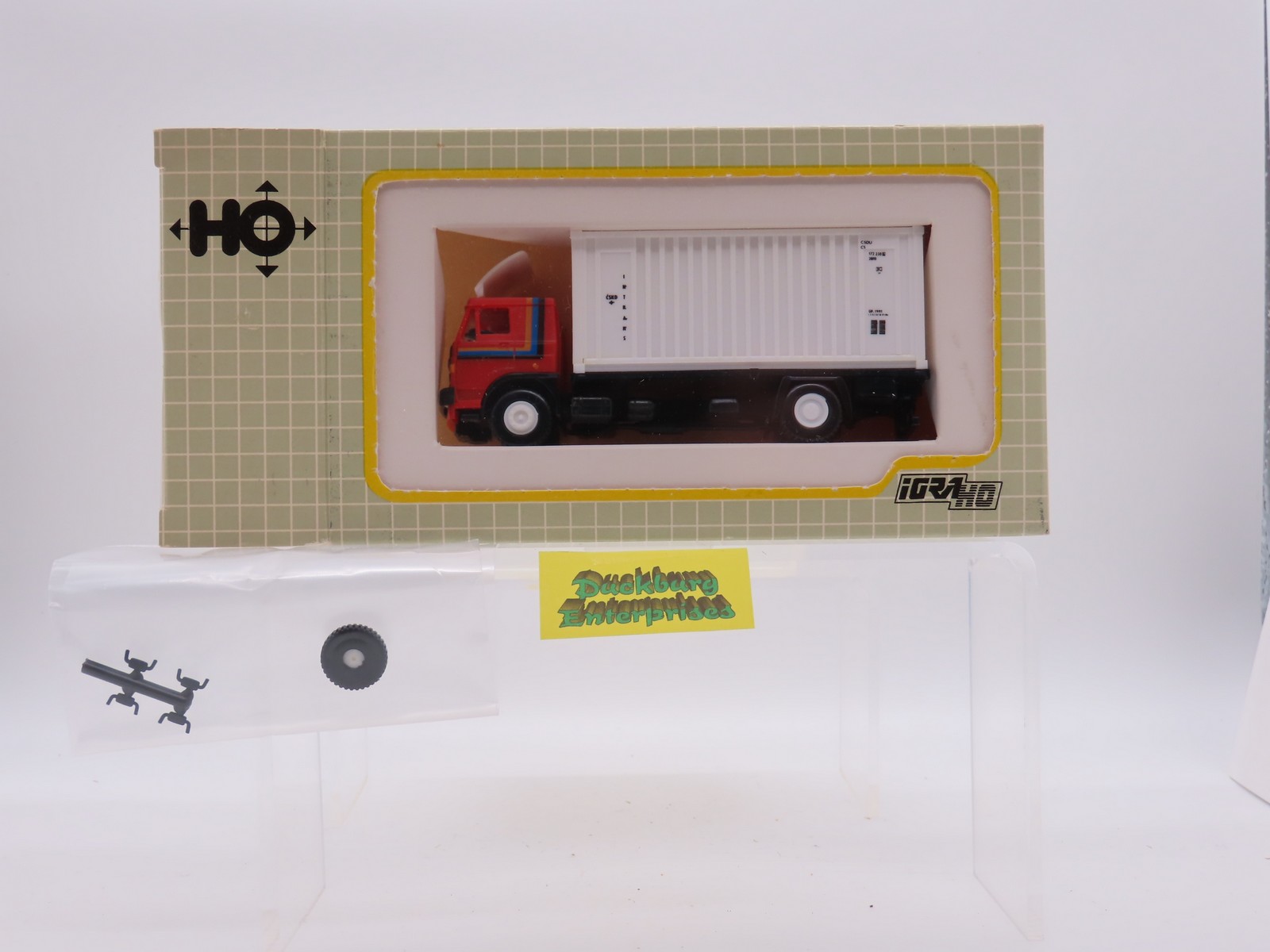 IGRA 2107 LIAZ LKW mit Container rot weiß in OVP 1:87 188123 IGRA 2107 LIAZ LKW mit Container rot weiß in OVP 1:87 188123