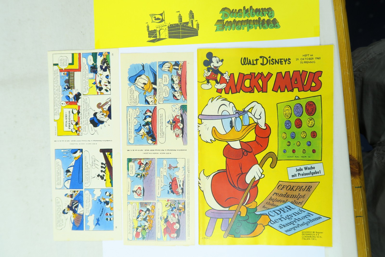 Micky Maus 1960/ 44 vom 29.10.60 Ehapa im Zustand (1-2). 162785 Micky Maus 1960/ 44 vom 29.10.60 Ehapa im Zustand (1-2). 162785