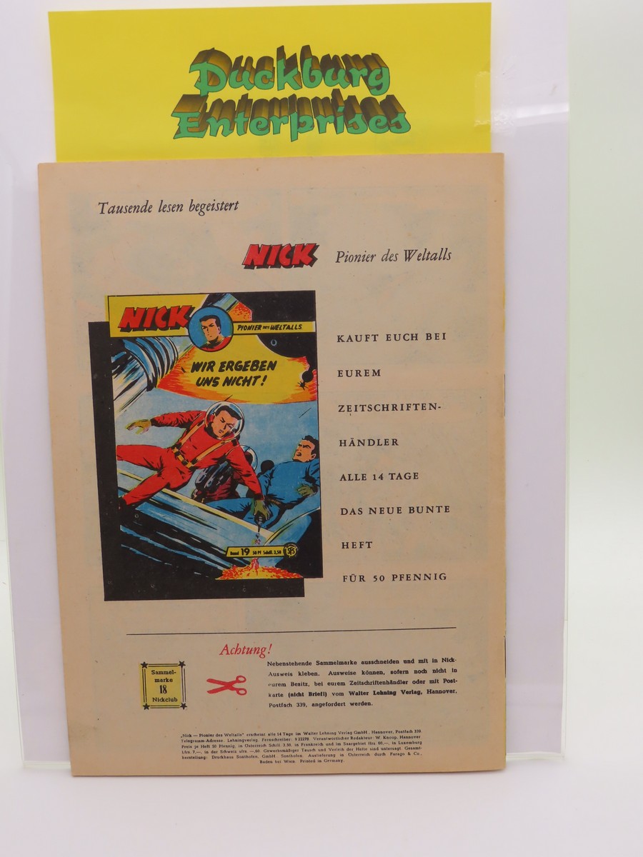 NICK  Großband Nr.  18  Lehning im Zustand (0-1). 197987