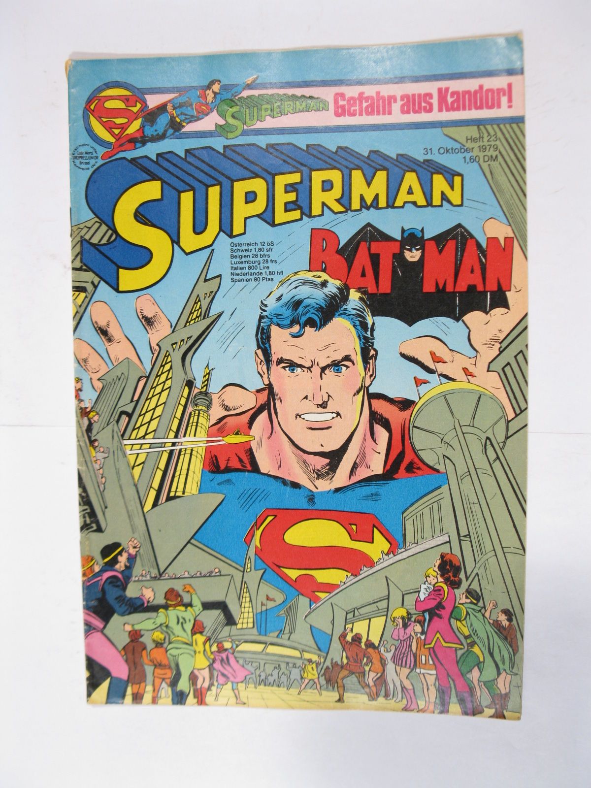 Superman Comic 1979/23 Ehapa im Zustand (1-2/2). Superman Comic 1979/23 Ehapa im Zustand (1-2/2).
