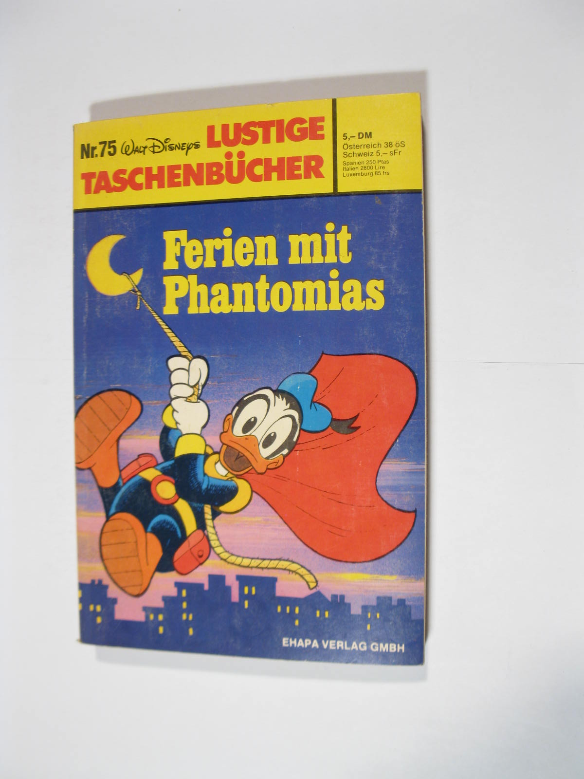 Donald Duck Lustiges Taschenbuch Nr. 75 ERSTAUFLAGE Ehapa Z (1-2). 116247 Donald Duck Lustiges Taschenbuch Nr. 75 ERSTAUFLAGE Ehapa Z (1-2). 116247