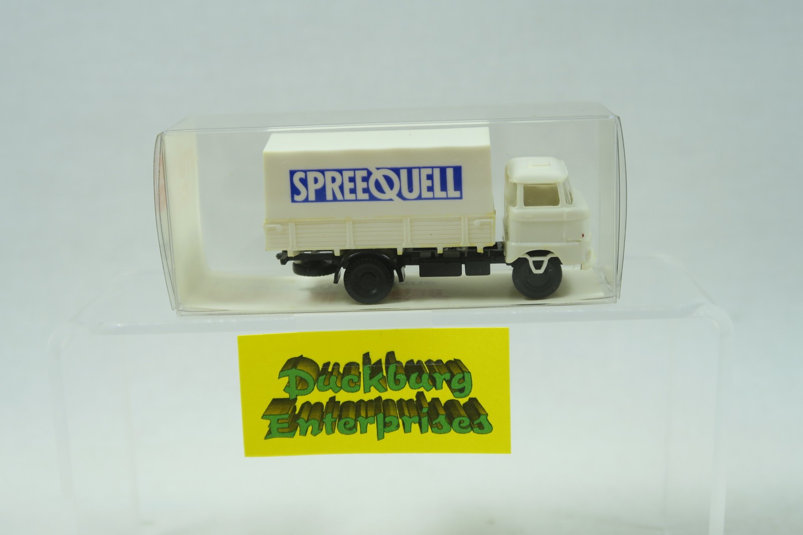 Mini Car 1:87 LKW 1057 LKW W50 mit Plane Spree Quell in OVP 169665 Mini Car 1:87 LKW 1057 LKW W50 mit Plane Spree Quell in OVP 169665