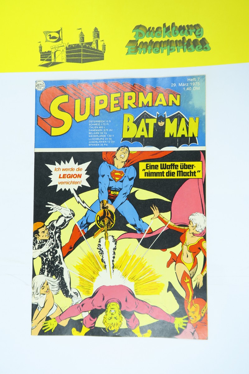 Superman Comic 1975/7 Ehapa im Zustand (2). 162315 Superman Comic 1975/7 Ehapa im Zustand (2). 162315