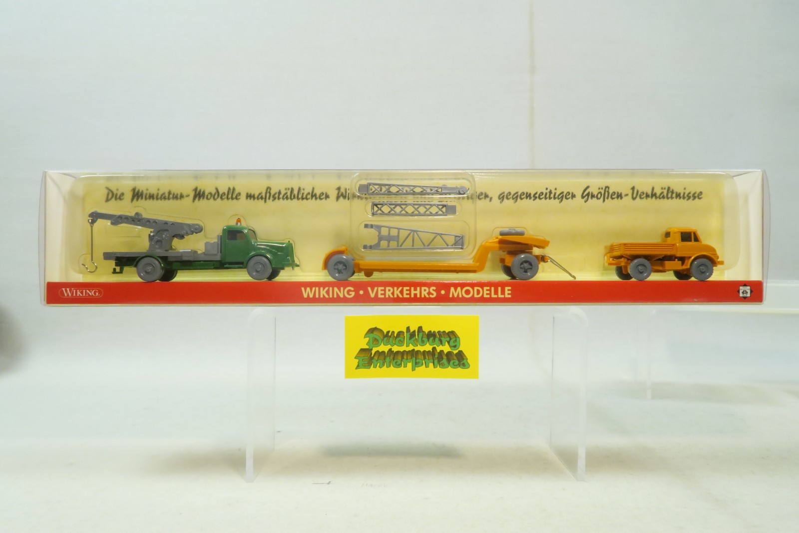 Wiking PMS 1:87 191097 Verkehrs Modelle Nr. 29 Autokran Unimog Tieflader 184425 Wiking PMS 1:87 191097 Verkehrs Modelle Nr. 29 Autokran Unimog Tieflader 184425