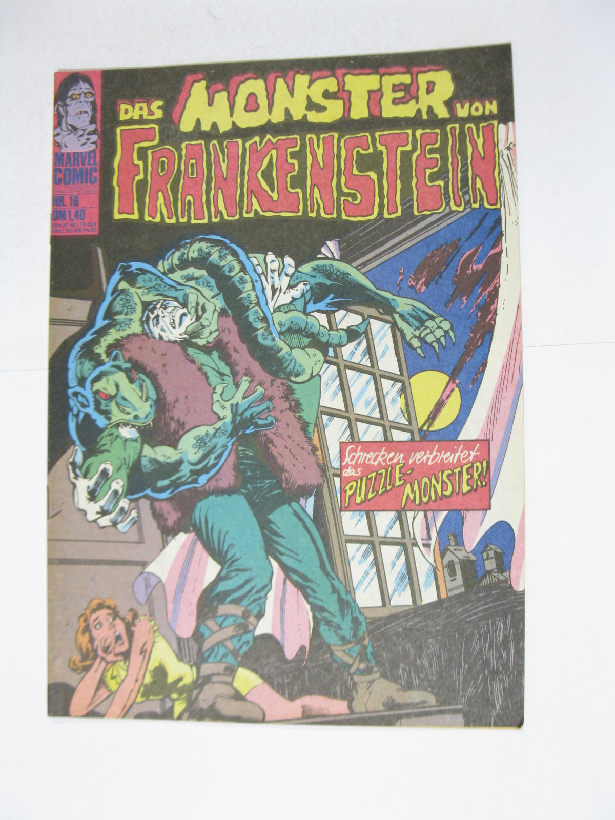 Frankenstein Nr.16 Marvel Comic Williams im Z (1). 124359 Frankenstein Nr.16 Marvel Comic Williams im Z (1). 124359