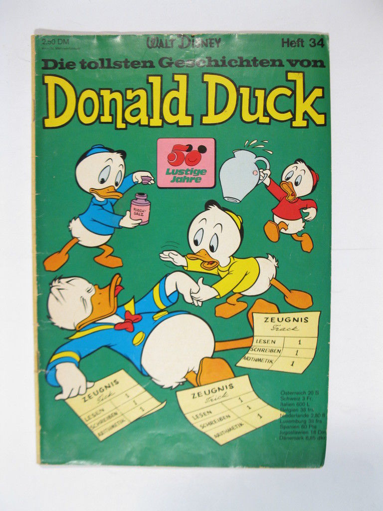 tollsten Geschichten Donald Duck 34 Ehapa Verlag im Zustand (2-3) 78873 tollsten Geschichten Donald Duck 34 Ehapa Verlag im Zustand (2-3) 78873