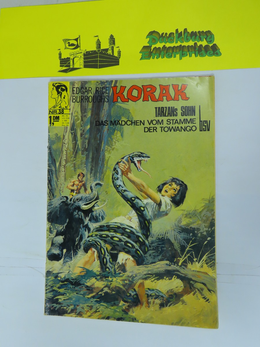 Korak, Tarzan Sohn Nr. 38 BSV Williams im Zustand (2). 158061 Korak, Tarzan Sohn Nr. 38 BSV Williams im Zustand (2). 158061