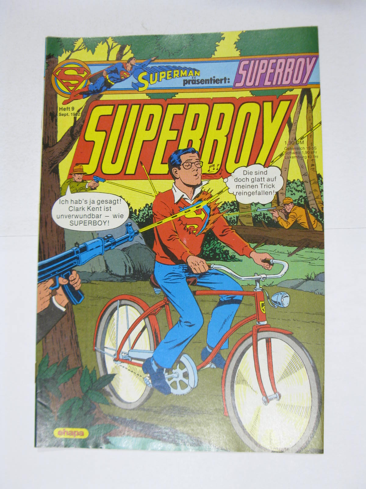 Superboy Nr. 1982/ 9 Ehapa im Zustand (1). 124067 Superboy Nr. 1982/ 9 Ehapa im Zustand (1). 124067