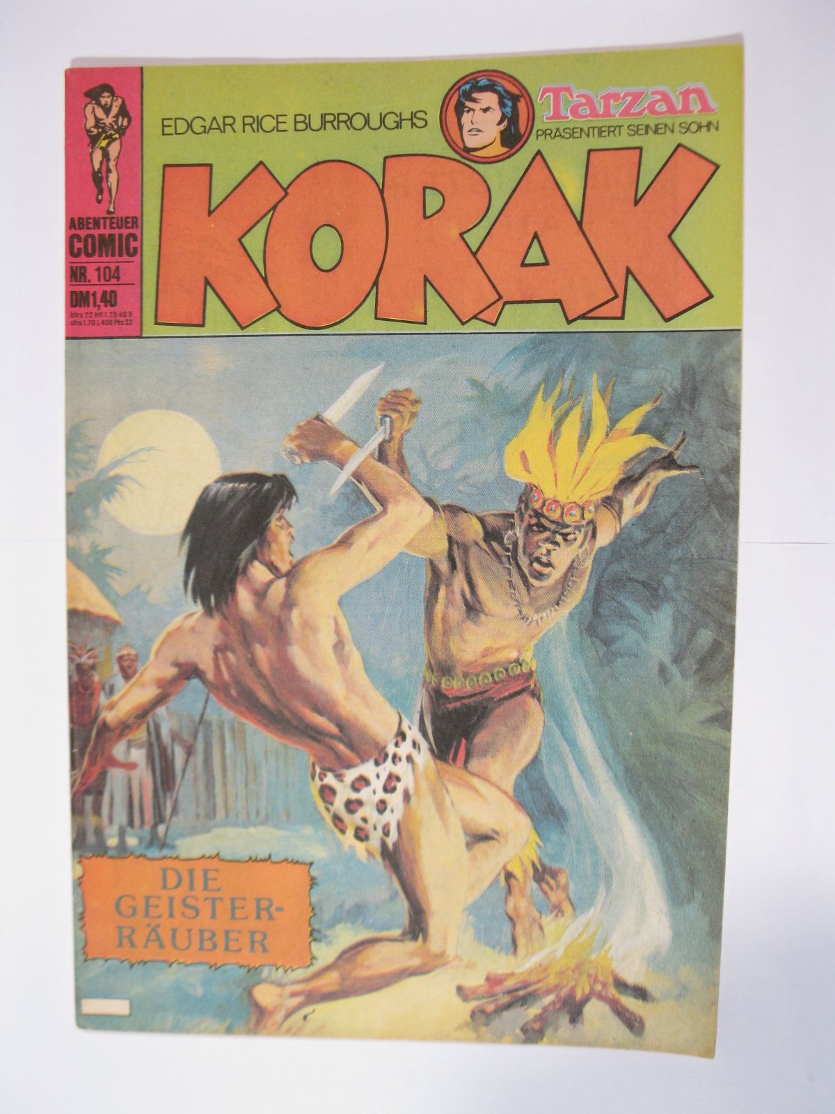 Korak, Tarzan Sohn Nr. 104 BSV Verlag im Zustand (1). 90387 Korak, Tarzan Sohn Nr. 104 BSV Verlag im Zustand (1). 90387