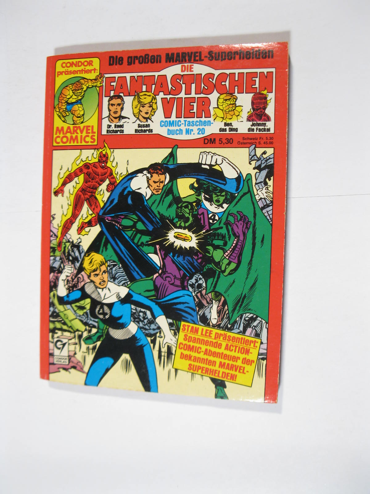 Fantastischen Vier Nr. 20 Marvel Condor Taschenbuch im Z(0-1/1). 111949 Fantastischen Vier Nr. 20 Marvel Condor Taschenbuch im Z(0-1/1). 111949