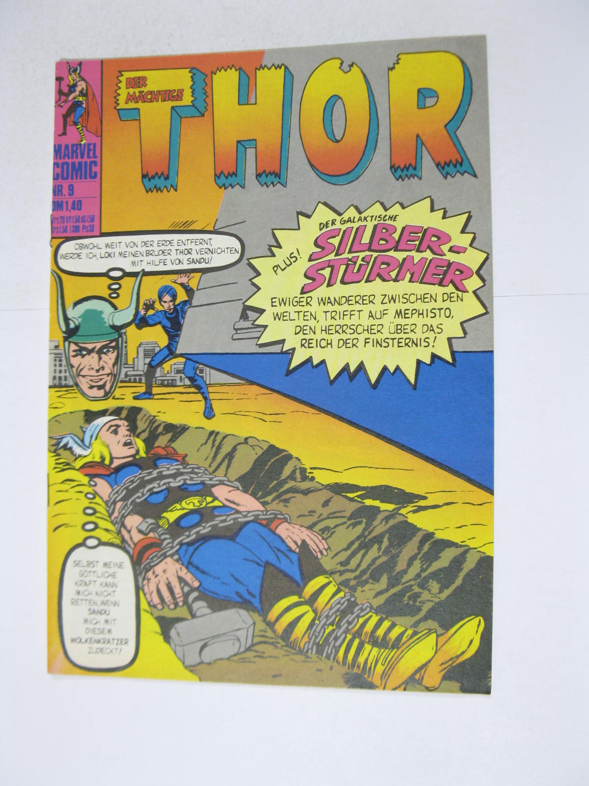 Thor Nr. 9 Marvel Comic Williams im Z (0-1). 124411 Thor Nr. 9 Marvel Comic Williams im Z (0-1). 124411