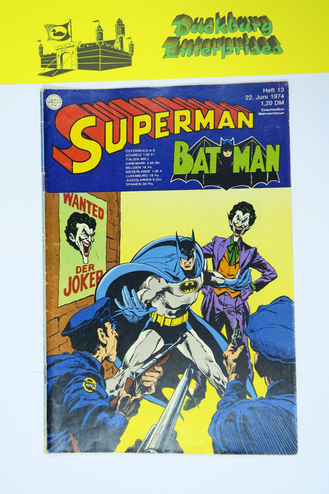Superman Comic 1974/13  Ehapa im Zustand (2-3 oS ). 145689