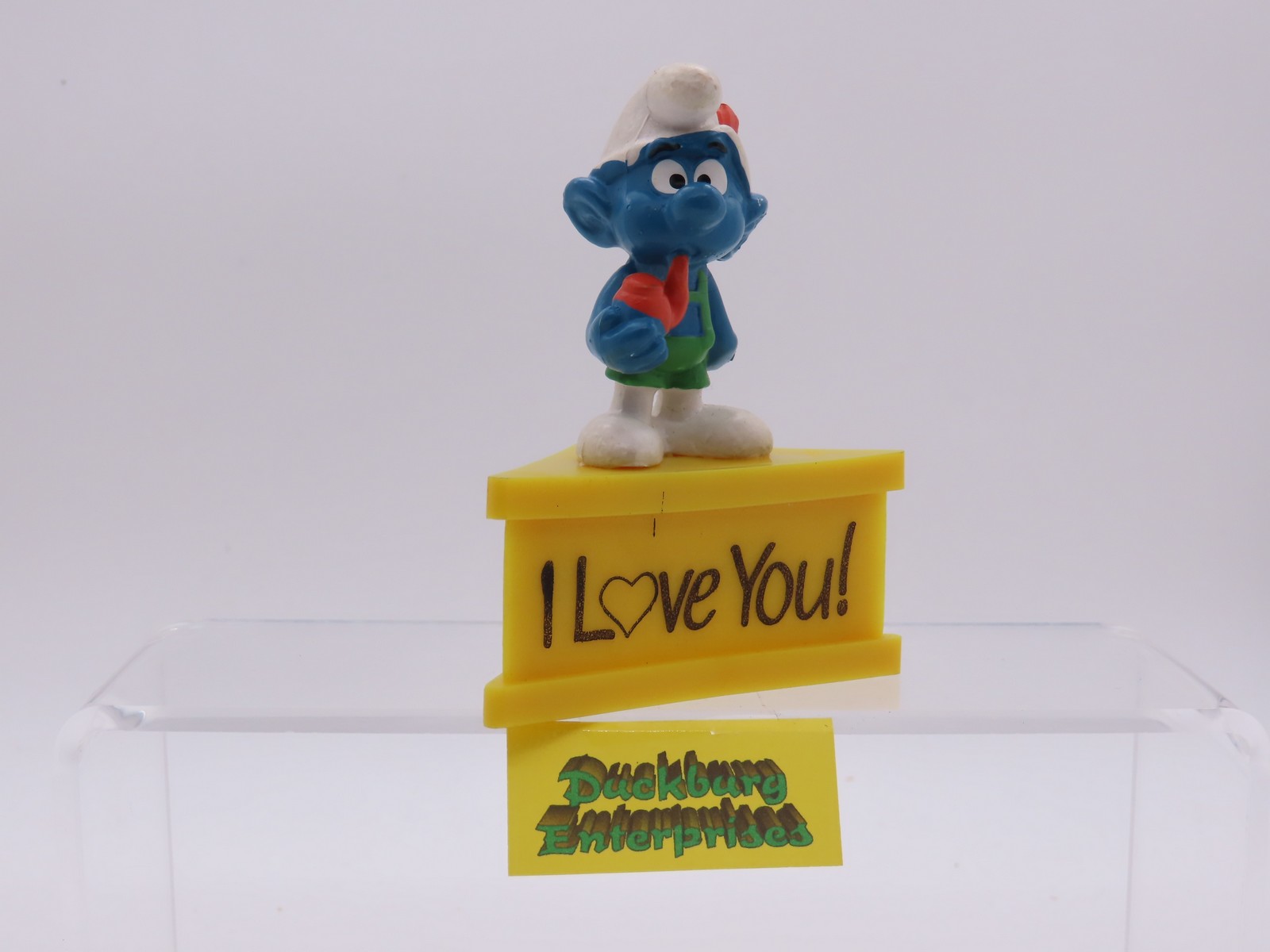 Dreieck Spruchsockel  Tiroler Schlumpf  smurf podest base Schleich 177885