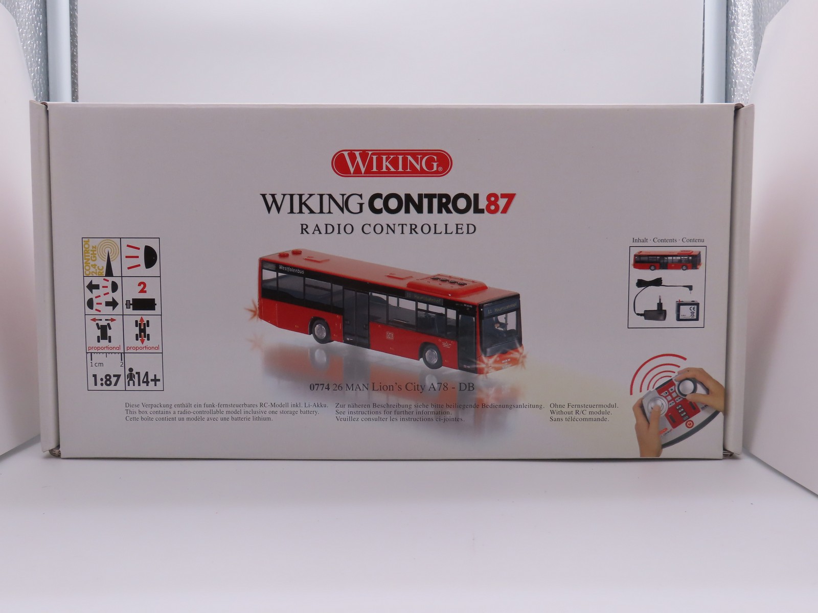 Wiking Control 077426 MAN Lions City A78-DB x in OVP 1:87 189015 Wiking Control 077426 MAN Lions City A78-DB x in OVP 1:87 189015