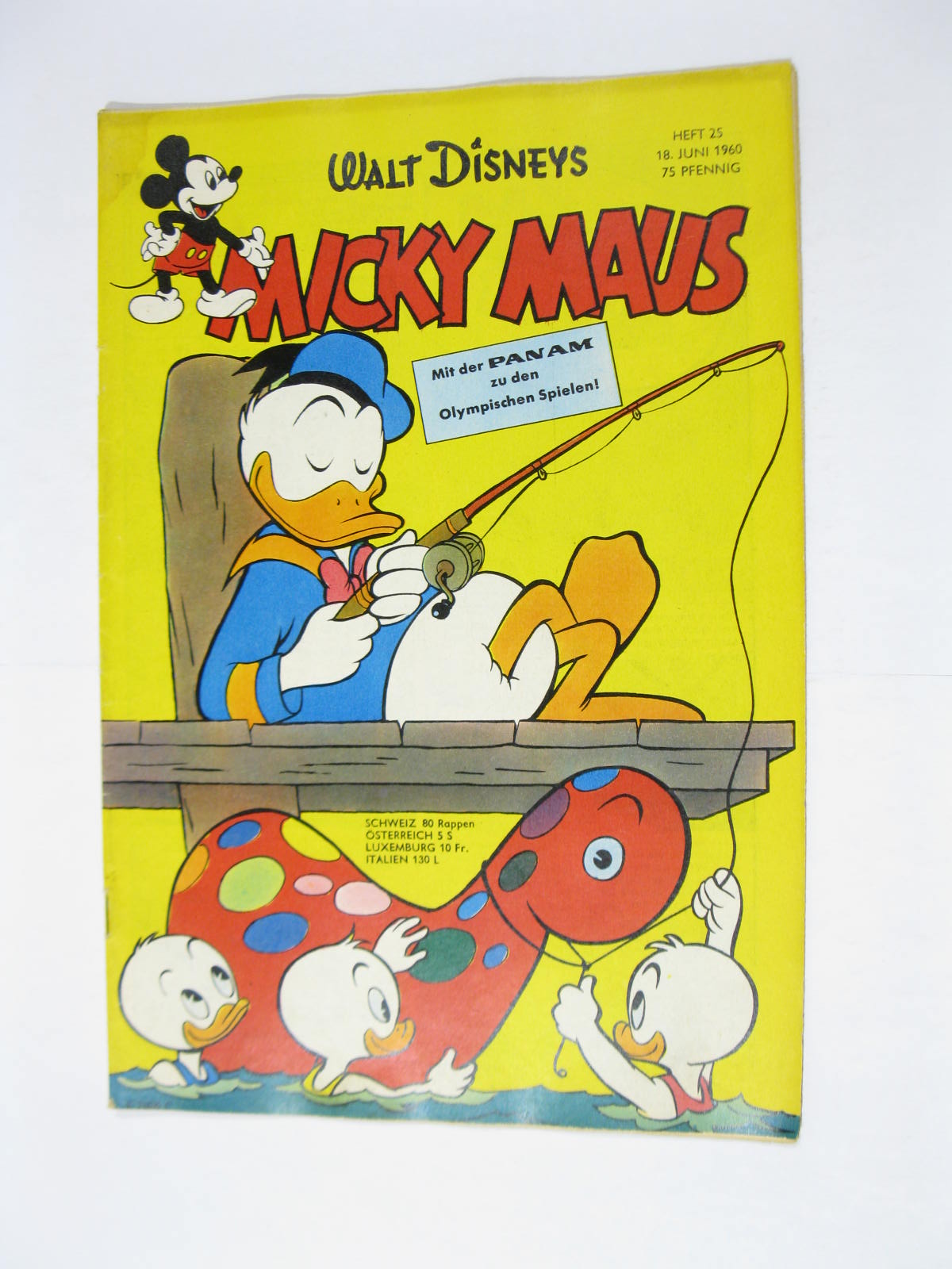 Micky Maus 1960/25 vom 18.6.60 Ehapa im Zustand (1-2). 119463 Micky Maus 1960/25 vom 18.6.60 Ehapa im Zustand (1-2). 119463