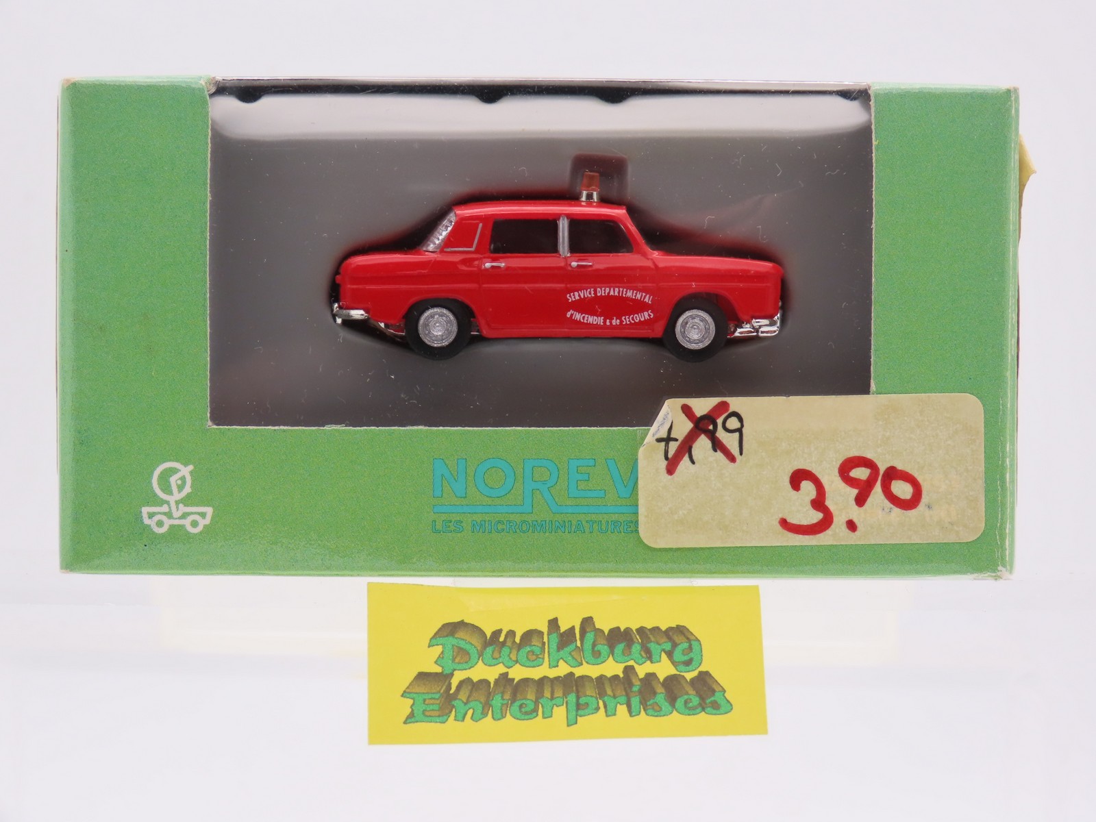 Norev 3207209 Renault 8 Service Departemental rot in OVP 1:87 188371 Norev 3207209 Renault 8 Service Departemental rot in OVP 1:87 188371
