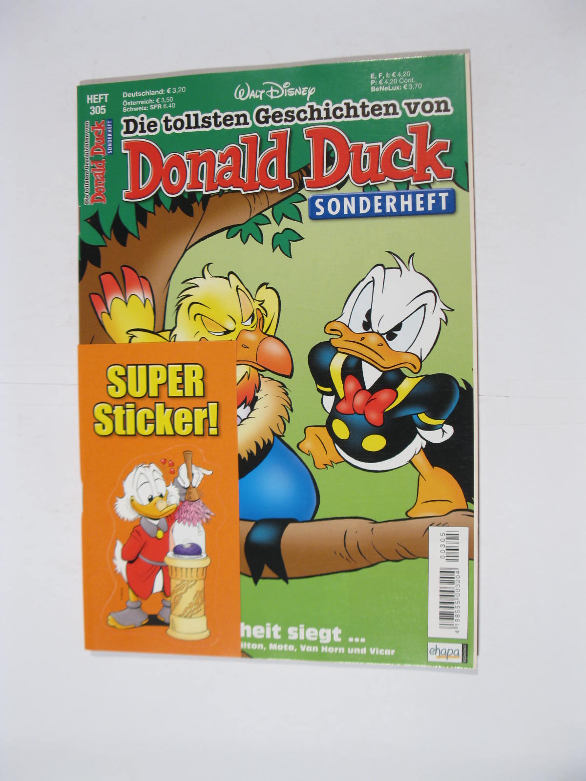 tollsten Geschichten von Donald Duck Nr.305  Ehapa Z (0-1 mit Beilage ). 111135