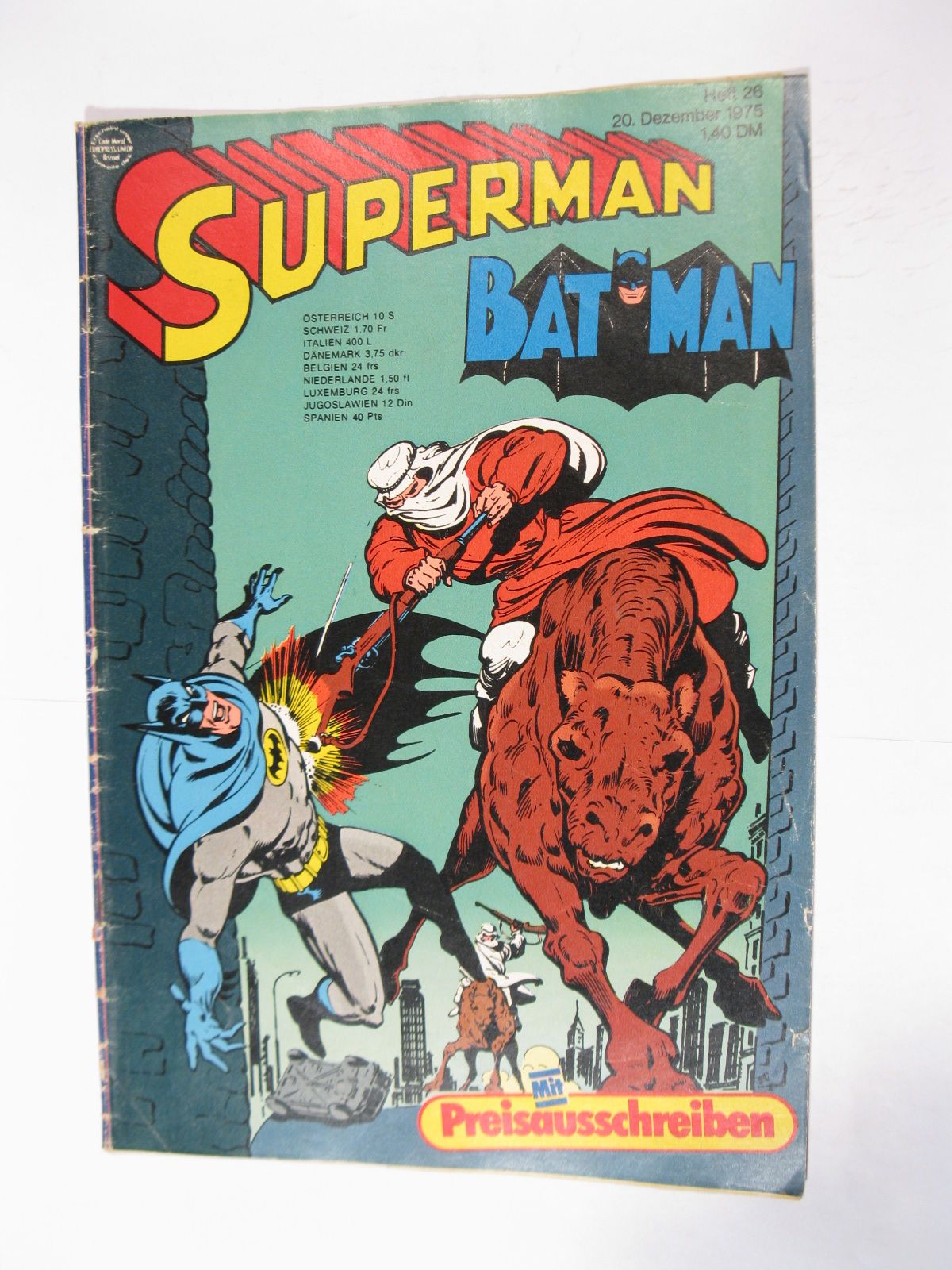 Superman Comic 1975/26 Ehapa im Zustand (2-3). Superman Comic 1975/26 Ehapa im Zustand (2-3).