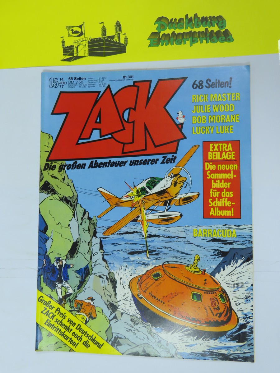 ZACK Comic Nr. 77/15 Koralle Vlg. im Zustand (1-2). 151649 ZACK Comic Nr. 77/15 Koralle Vlg. im Zustand (1-2). 151649