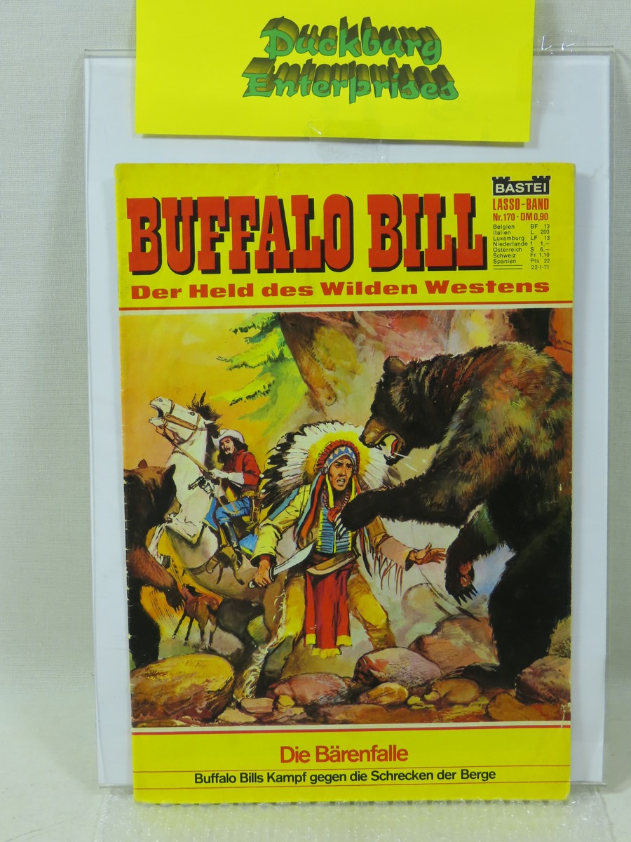 Lasso / Buffalo Bill Nr. 170  Bastei im Zustand (2). 196019