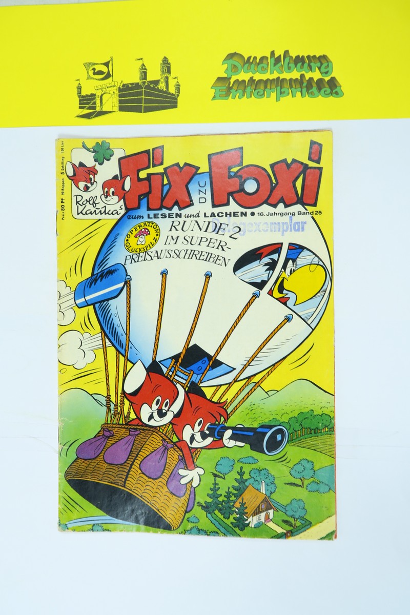 Fix und Foxi 16. Jhrg. 1968/25  Kauka Pabel im Z (2-3 St). 155097 Fix und Foxi 16. Jhrg. 1968/25  Kauka Pabel im Z (2-3 St). 155097