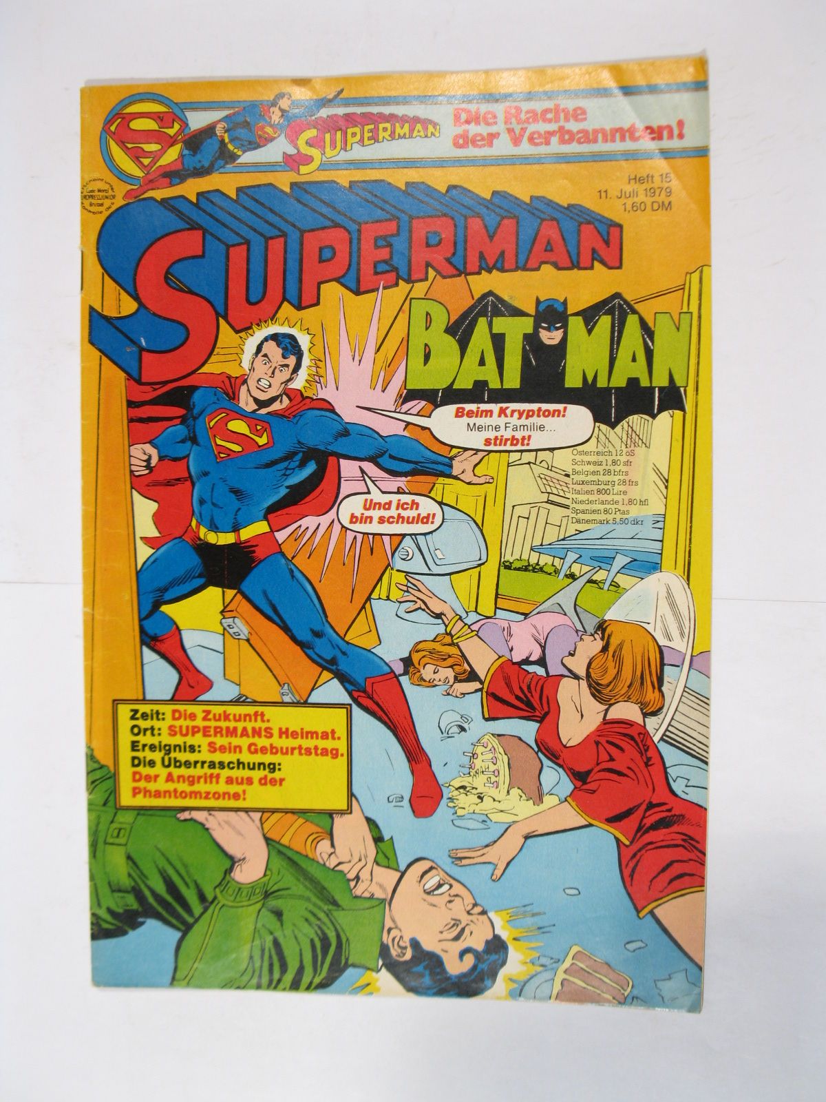 Superman Comic 1979/15 Ehapa im Zustand (1-2/2). Superman Comic 1979/15 Ehapa im Zustand (1-2/2).