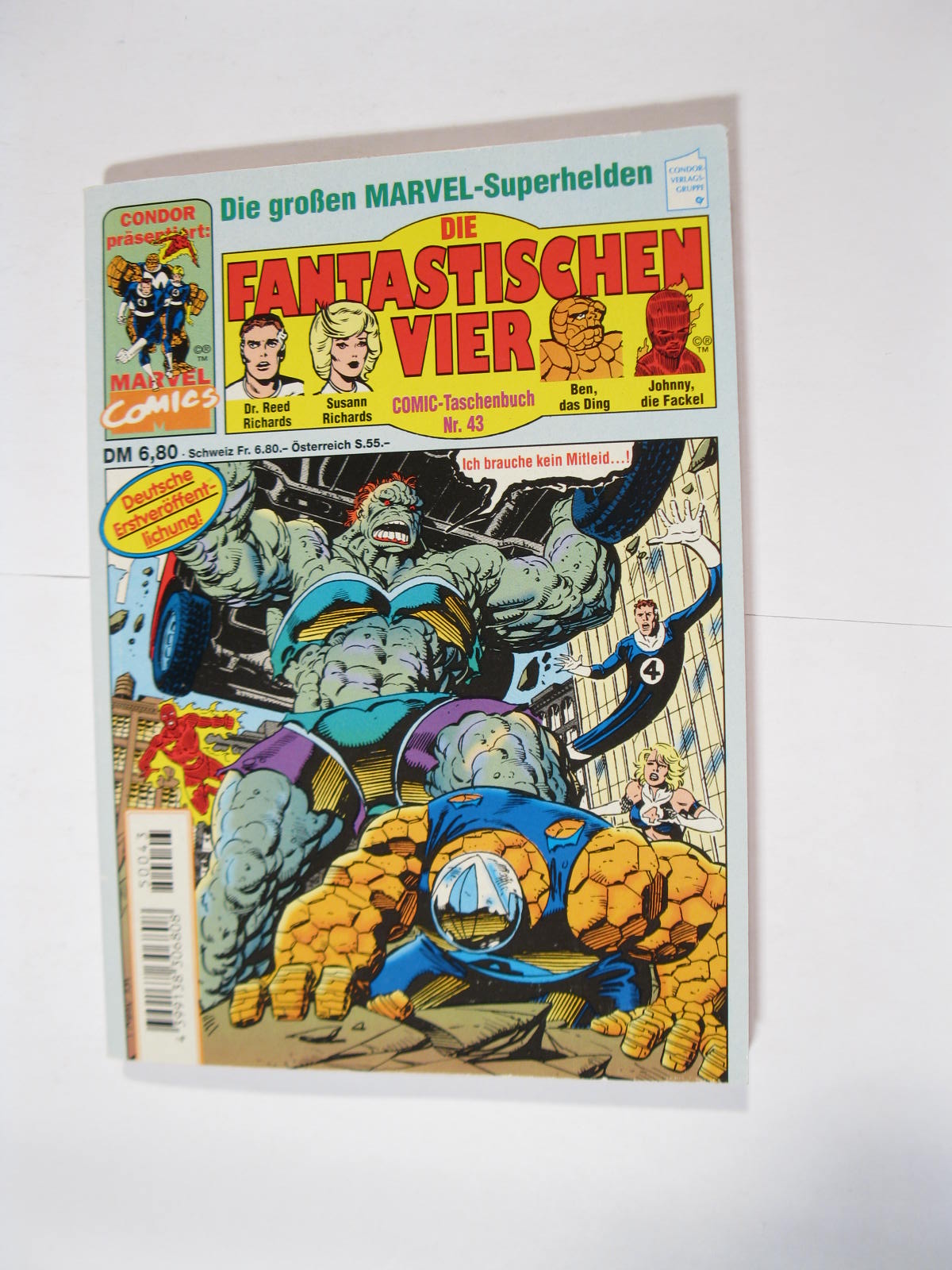 Fantastischen Vier Nr. 43 Marvel Condor Taschenbuch im Z(0-1). 111995 Fantastischen Vier Nr. 43 Marvel Condor Taschenbuch im Z(0-1). 111995