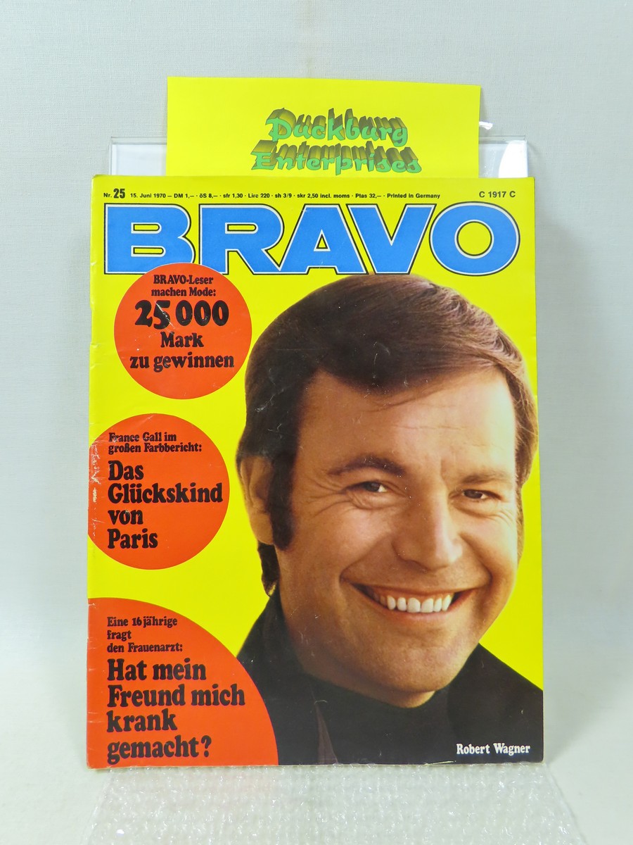 Bravo 1970 /25 vom 15.6.1970 R Wagner, Bee Gees, France Gall, Connors 159421 Bravo 1970 /25 vom 15.6.1970 R Wagner, Bee Gees, France Gall, Connors 159421
