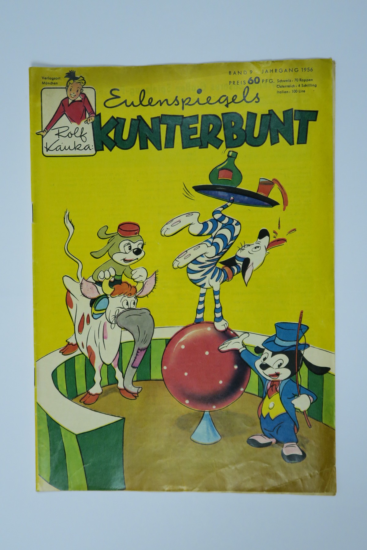 Eulenspiegels Kunterbunt Nr. 1956/ 9  Kauka / Eulenspiegel Vlg im Z (2). 141011 Eulenspiegels Kunterbunt Nr. 1956/ 9  Kauka / Eulenspiegel Vlg im Z (2). 141011