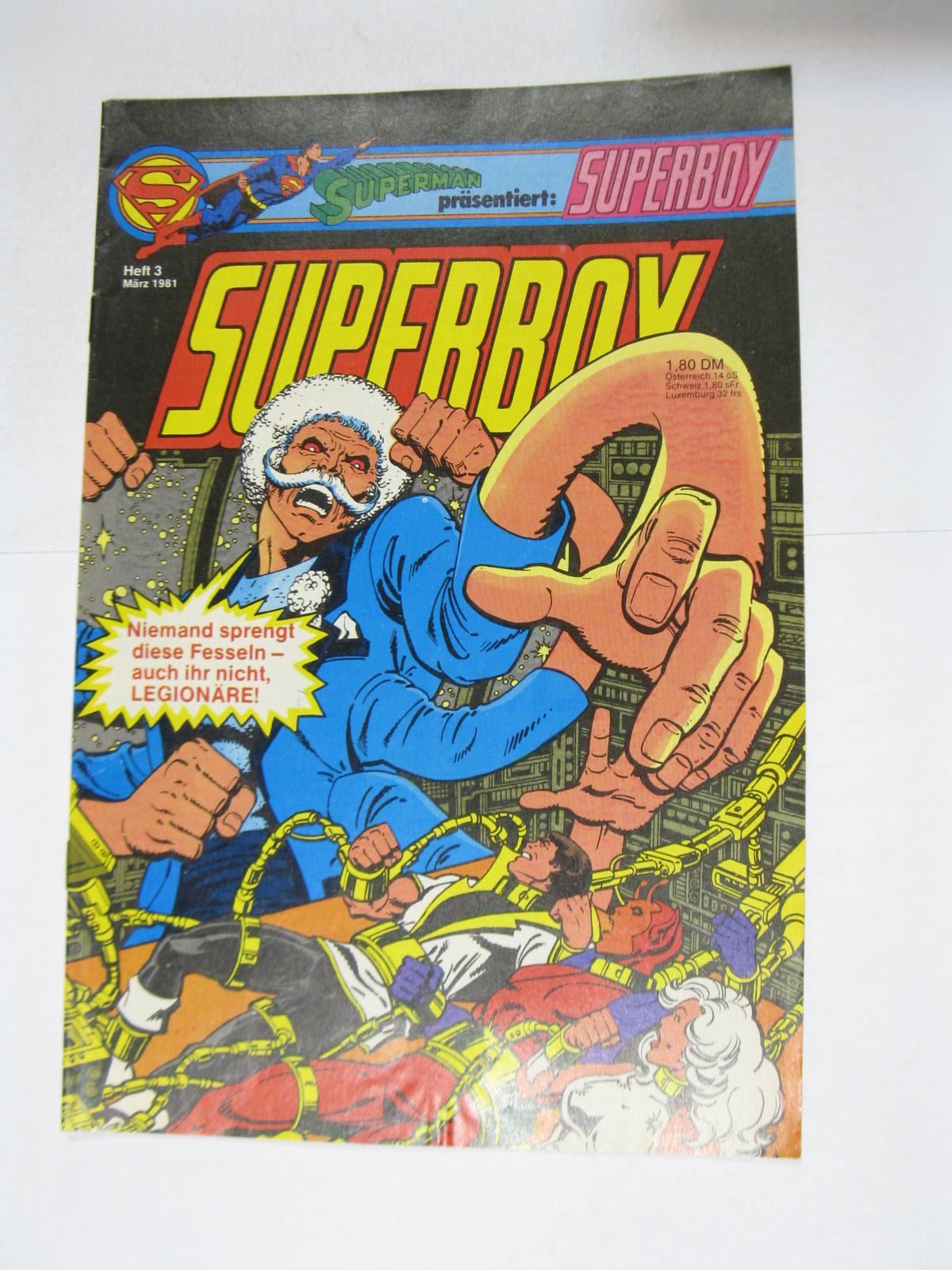 Superboy Nr. 1981/ 3 Ehapa im Zustand (1). 124037 Superboy Nr. 1981/ 3 Ehapa im Zustand (1). 124037