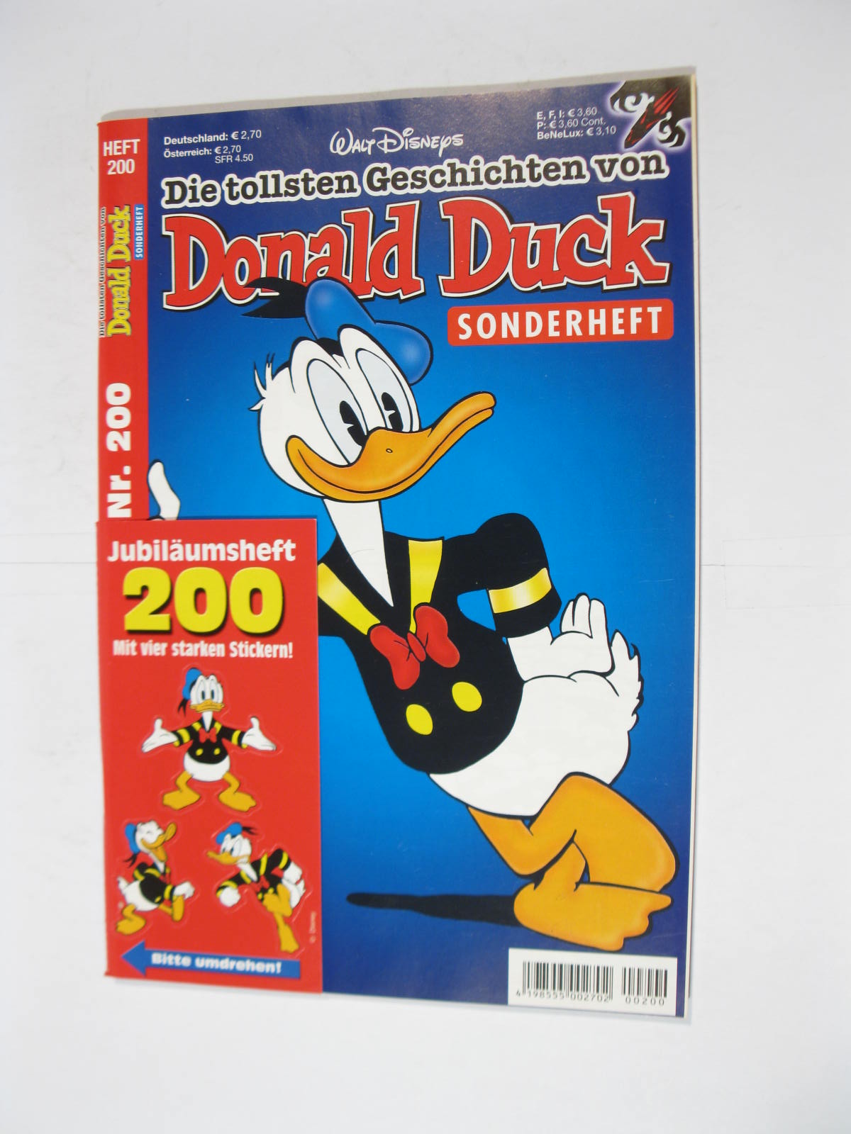 tollsten Geschichten von Donald Duck Nr.200 Ehapa Z (0-1 mit Beilage ). 111011 tollsten Geschichten von Donald Duck Nr.200 Ehapa Z (0-1 mit Beilage ). 111011