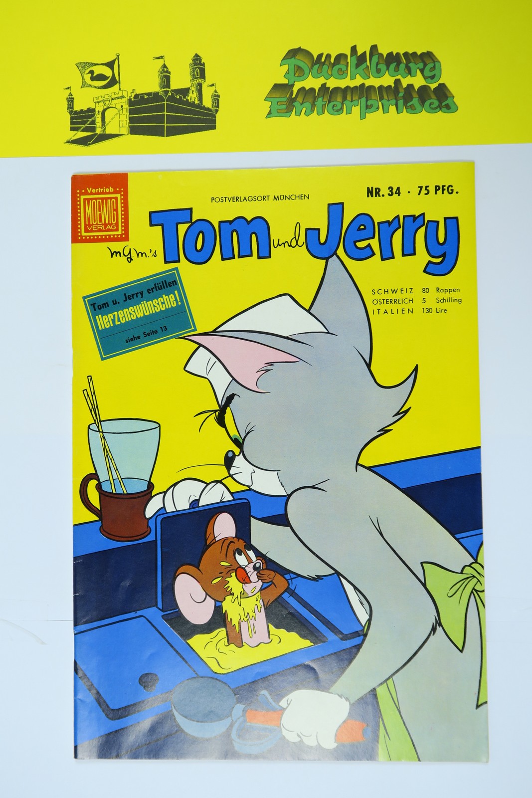 Tom und Jerry 1.Aufl. Nr. 34 Tessloff / Moewig Verlag im Z (0-1/1). 145929 Tom und Jerry 1.Aufl. Nr. 34 Tessloff / Moewig Verlag im Z (0-1/1). 145929