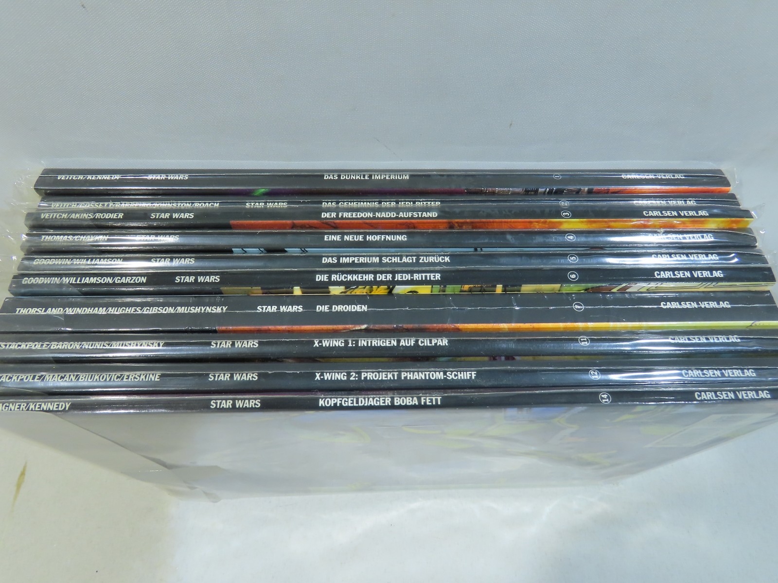10x Star Wars  Nr. 1-7,11,12,14  zus. Carlsen Verlag   im Zustand (0-1 ). 190305