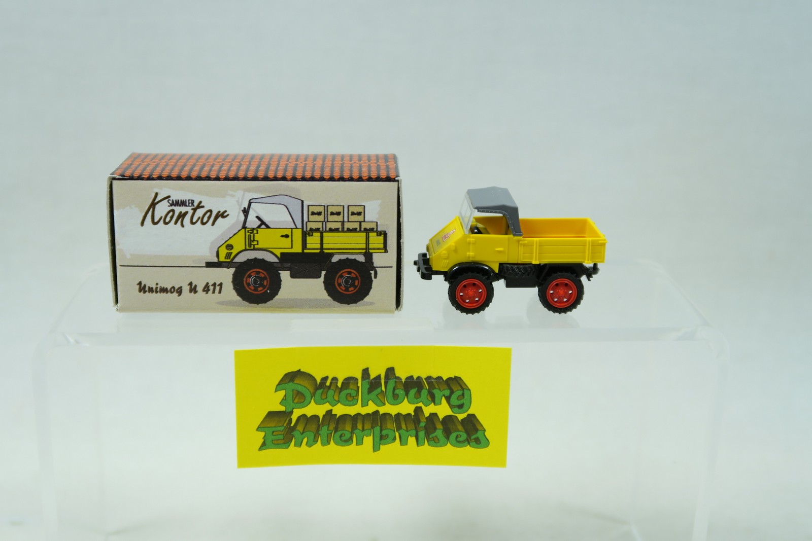 Wiking 1:87 Sammlerkontor Unimog U 411 gelb Pritsche Steiff limitiert in OVP 168607 Wiking 1:87 Sammlerkontor Unimog U 411 gelb Pritsche Steiff limitiert in OVP 168607